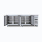 Bromic UBC2230SD-NR – Under Bench Fridge - 553L -  4 Doors - Stainless Steel