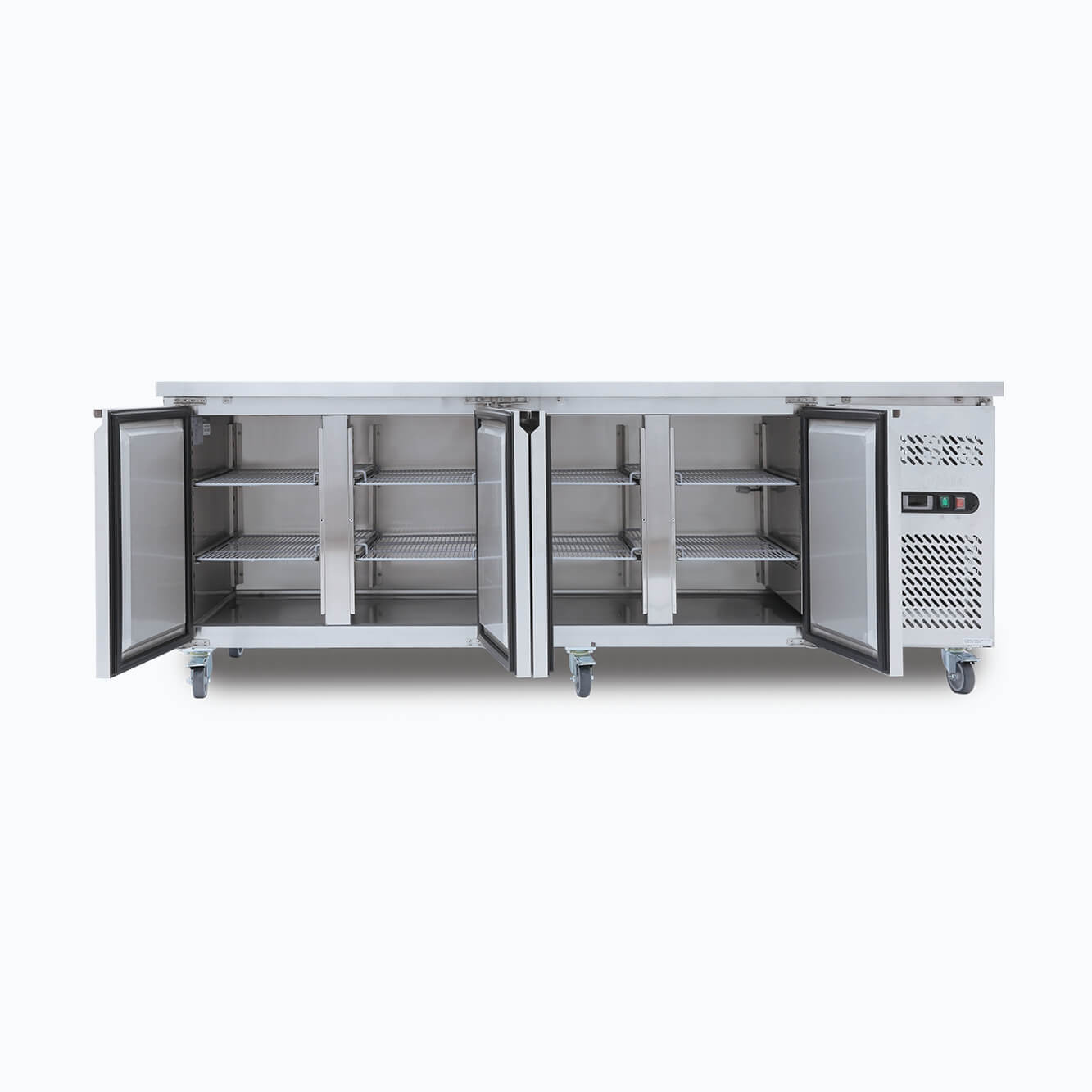 Bromic UBC2230SD-NR – Under Bench Fridge - 553L -  4 Doors - Stainless Steel
