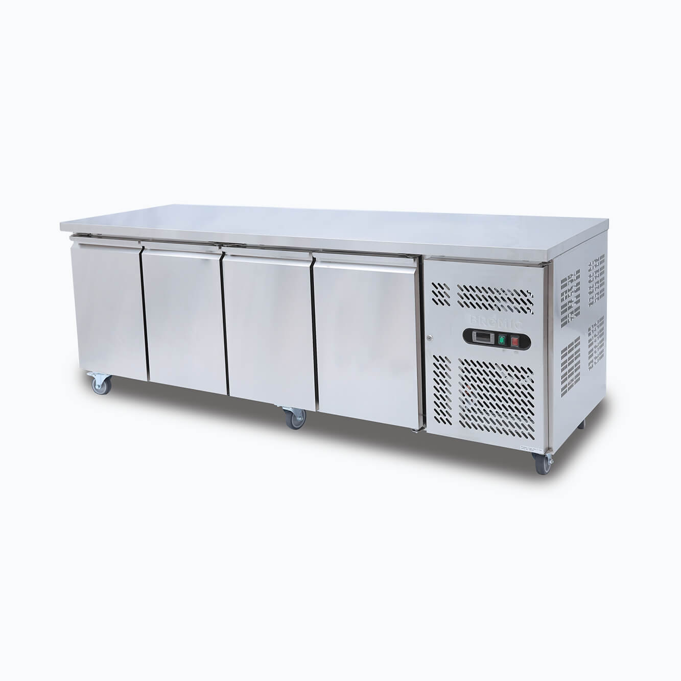 Bromic UBC2230SD-NR – Under Bench Fridge - 553L -  4 Doors - Stainless Steel