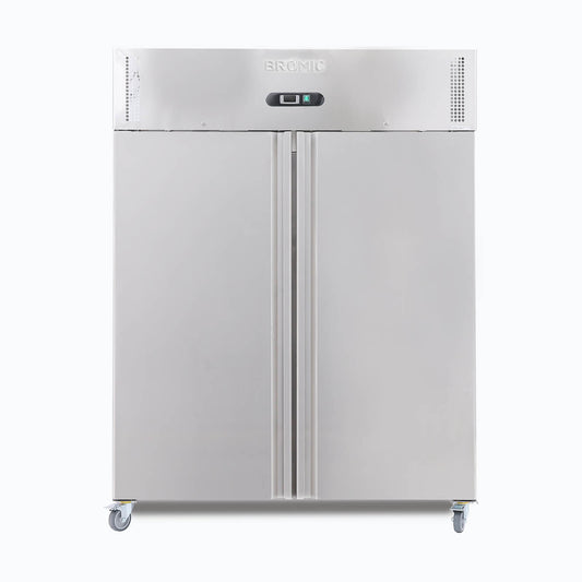 Bromic UC1300SD-NR-1 – Upright Fridge - 1300L - 2 Doors - Stainless Steel