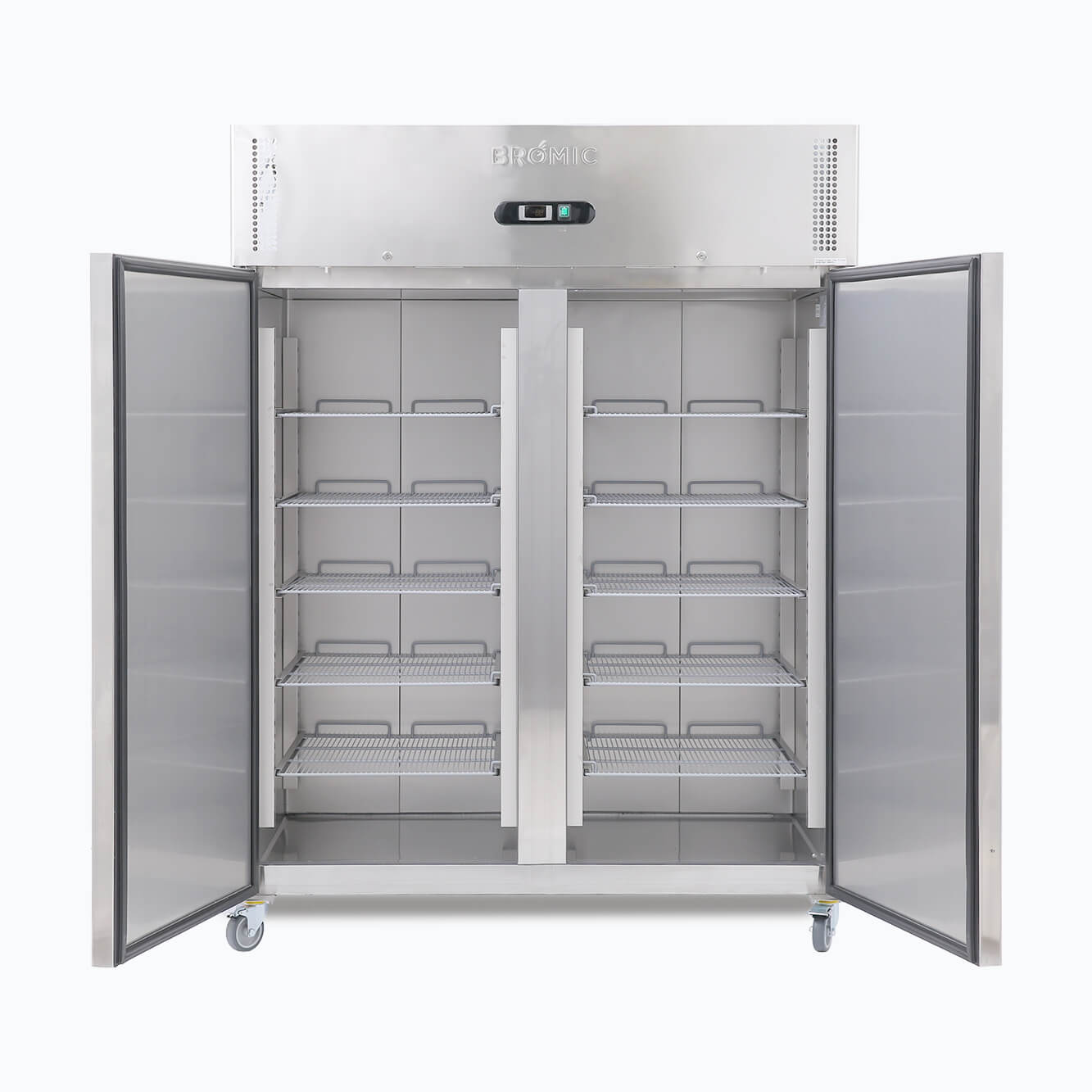 Bromic UC1300SD-NR-1 – Upright Fridge - 1300L - 2 Doors - Stainless Steel