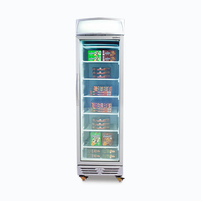 Bromic UF0374LS-NR – Upright Display Freezer - 300L - 1 Door - Flat Glass - Lightbox