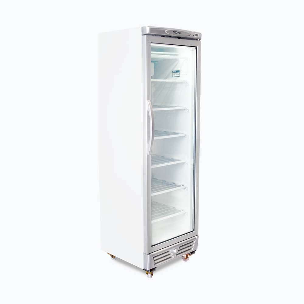 Bromic UF0374S-NR – Upright Display Freezer - 300L - 1 Door - Flat Glass