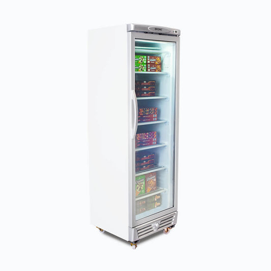 Bromic UF0374S-NR – Upright Display Freezer - 300L - 1 Door - Flat Glass