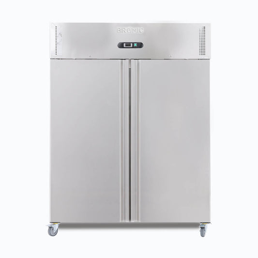 Bromic UF1300SDF-NR-1 – Upright Freezer - 1300L - 2 Doors - Stainless Steel