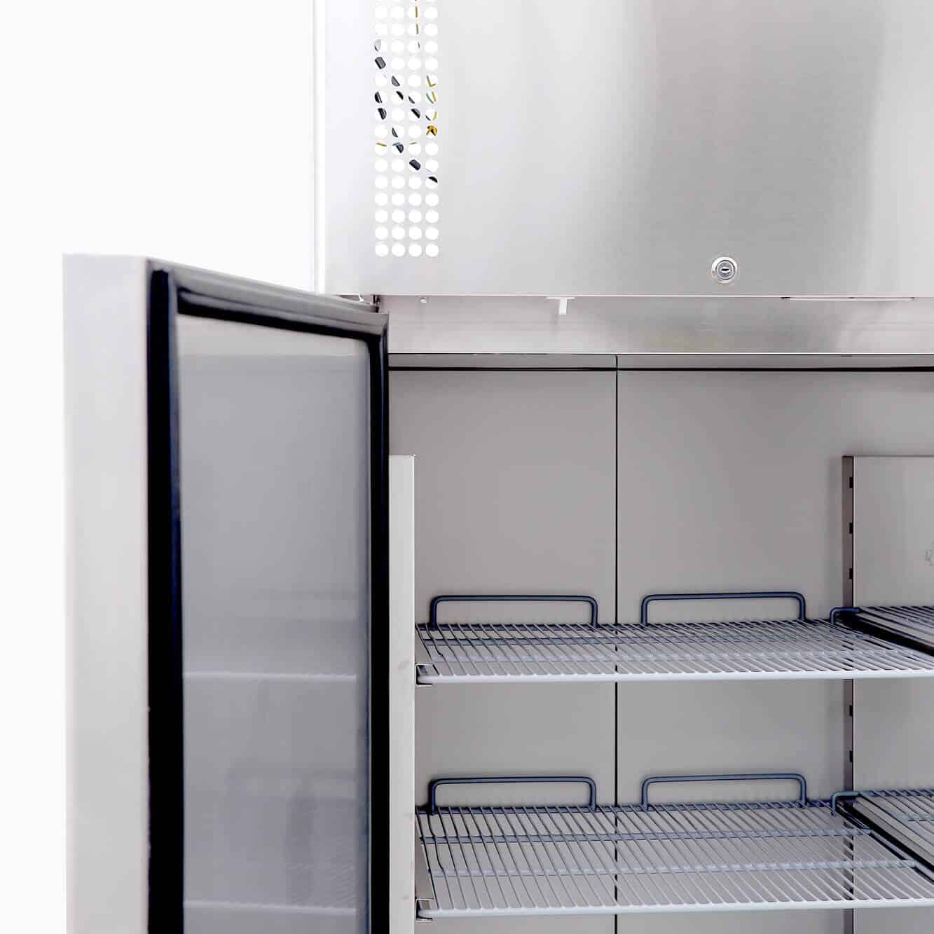 Bromic UF1300SDF-NR-1 – Upright Freezer - 1300L - 2 Doors - Stainless Steel