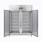 Bromic UF1300SDF-NR-1 – Upright Freezer - 1300L - 2 Doors - Stainless Steel