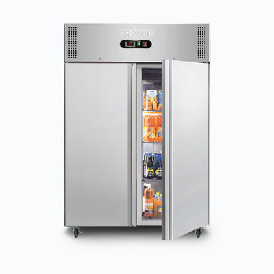 Bromic UF1300SDF-NR-1 – Upright Freezer - 1300L - 2 Doors - Stainless Steel