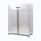 Bromic UF1300SDF-NR-1 – Upright Freezer - 1300L - 2 Doors - Stainless Steel