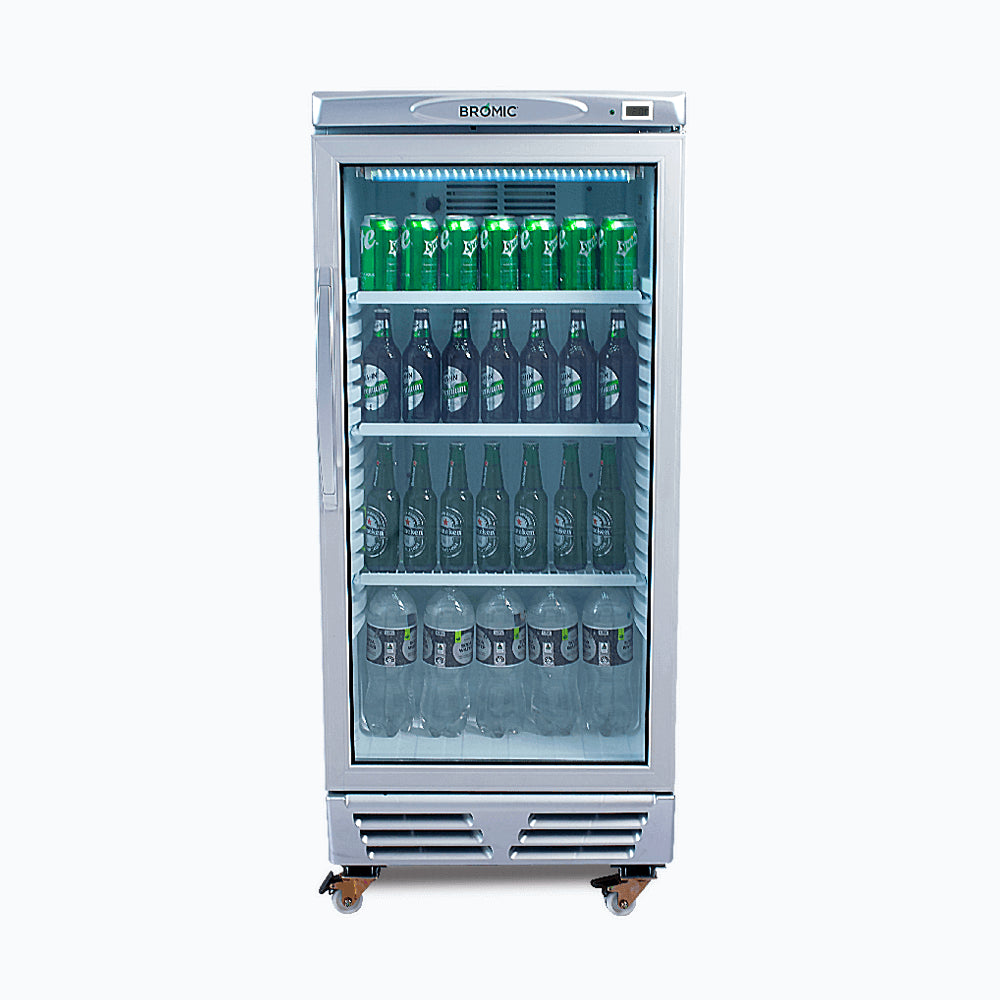 Bromic GM0220-NR – Upright Display Fridge - 215L - 1 Door - Flat Glass
