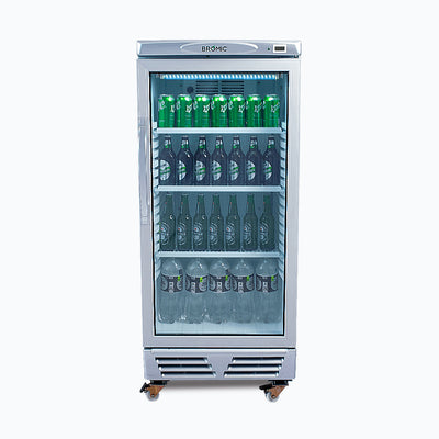 Bromic GM0220-NR – Upright Display Fridge - 215L - 1 Door - Flat Glass