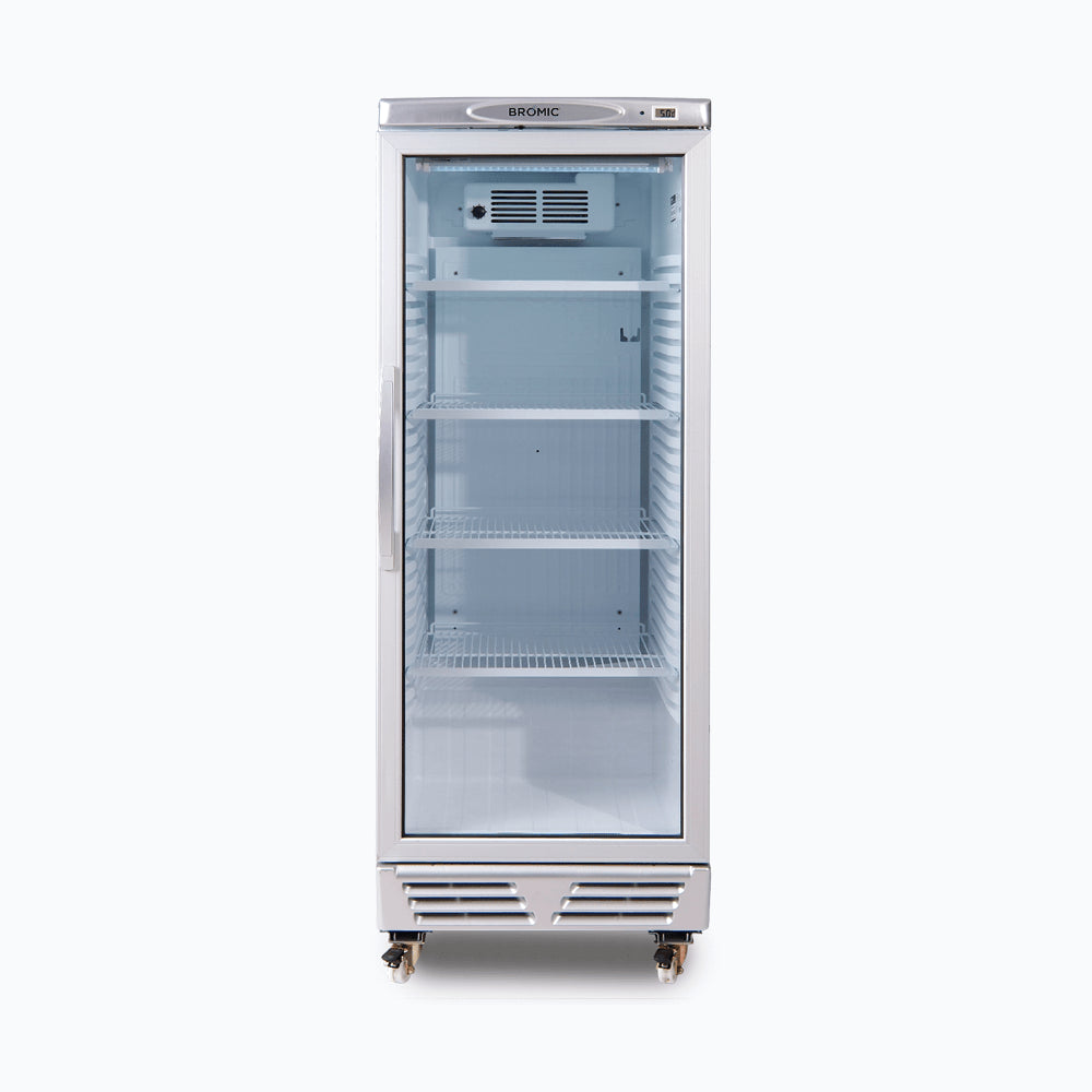 Bromic GM0300-NR – Upright Display Fridge - 290L - 1 Door - Flat Glass