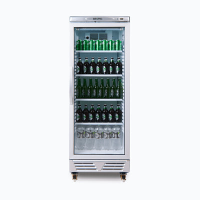 Bromic GM0300-NR – Upright Display Fridge - 290L - 1 Door - Flat Glass