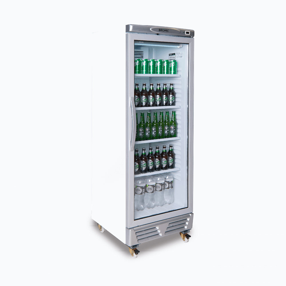 Bromic GM0300-NR – Upright Display Fridge - 290L - 1 Door - Flat Glass