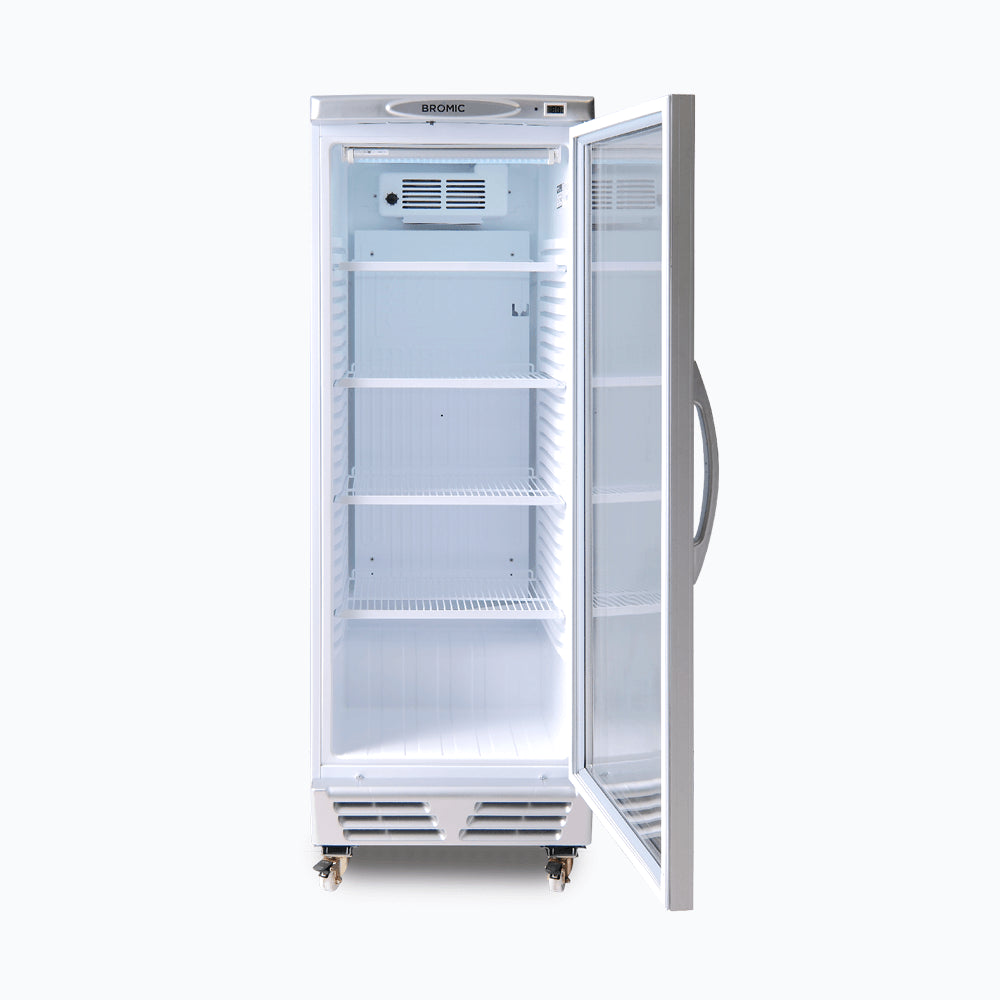 Bromic GM0300-NR – Upright Display Fridge - 290L - 1 Door - Flat Glass