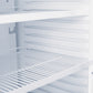 Bromic GM0374-NR – Upright Display Fridge - 372L - 1 Door - Flat Glass - White with Silver Trim