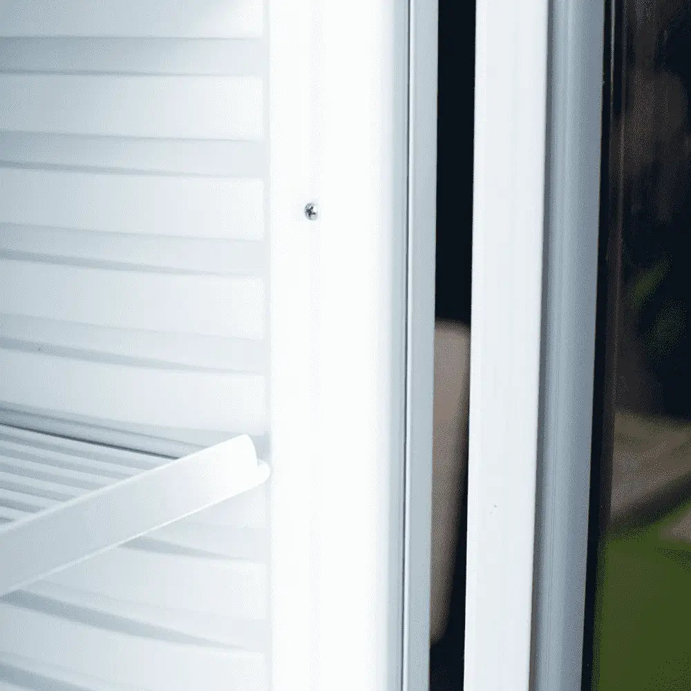 Bromic GM0374L-NR – Upright Display Fridge - 372L - 1 Door - Flat Glass - Lightbox