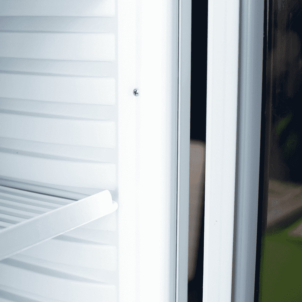 Bromic GM0374L-NR – Upright Display Fridge - 372L - 1 Door - Flat Glass - Lightbox