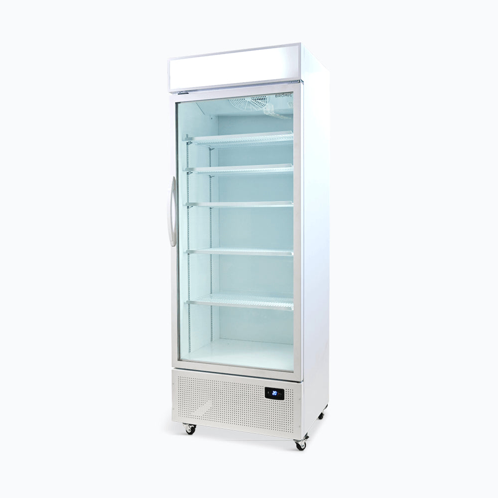 Bromic GM0690LW – Upright Display Fridge - 659L - 1 Door - Flat Glass - Lighbox