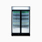 Bromic GM0900LBECO-NR – Upright Display Fridge - 885L - 2 Doors - Flat Glass - Black