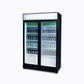 Bromic GM0900LBECO-NR – Upright Display Fridge - 885L - 2 Doors - Flat Glass - Black