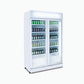 Bromic GM0900LWECO-NR – Upright Display Fridge - 885L - 2 Doors - Flat Glass - White