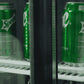 Bromic GM0980LS-NR – Upright Display Fridge  - 945L - 2 Doors - Sliding - Flat Glass - Lightbox