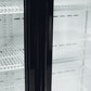 Bromic GM1000LBCAS – Upright Display Fridge - 960L - 2  Doors - Flat Glass - Cassette - Black