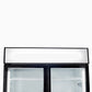 Bromic GM0900LBECO-NR – Upright Display Fridge - 885L - 2 Doors - Flat Glass - Black