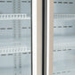 Bromic GM1000LWCAS – Upright Display Fridge - 960L - 2 Doors - Flat Glass - Cassette - White