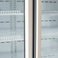 Bromic GM1000LWCAS – Upright Display Fridge - 960L - 2 Doors - Flat Glass - Cassette - White