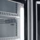 Bromic GM1000LWCAS – Upright Display Fridge - 960L - 2 Doors - Flat Glass - Cassette - White
