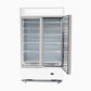 Bromic GM1000LWCAS – Upright Display Fridge - 960L - 2 Doors - Flat Glass - Cassette - White