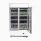 Bromic GM1000LWCAS – Upright Display Fridge - 960L - 2 Doors - Flat Glass - Cassette - White