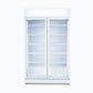 Bromic GM0900LWECO-NR – Upright Display Fridge - 885L - 2 Doors - Flat Glass - White