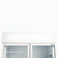 Bromic GM0900LWECO-NR – Upright Display Fridge - 885L - 2 Doors - Flat Glass - White