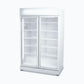 Bromic GM0900LWECO-NR – Upright Display Fridge - 885L - 2 Doors - Flat Glass - White