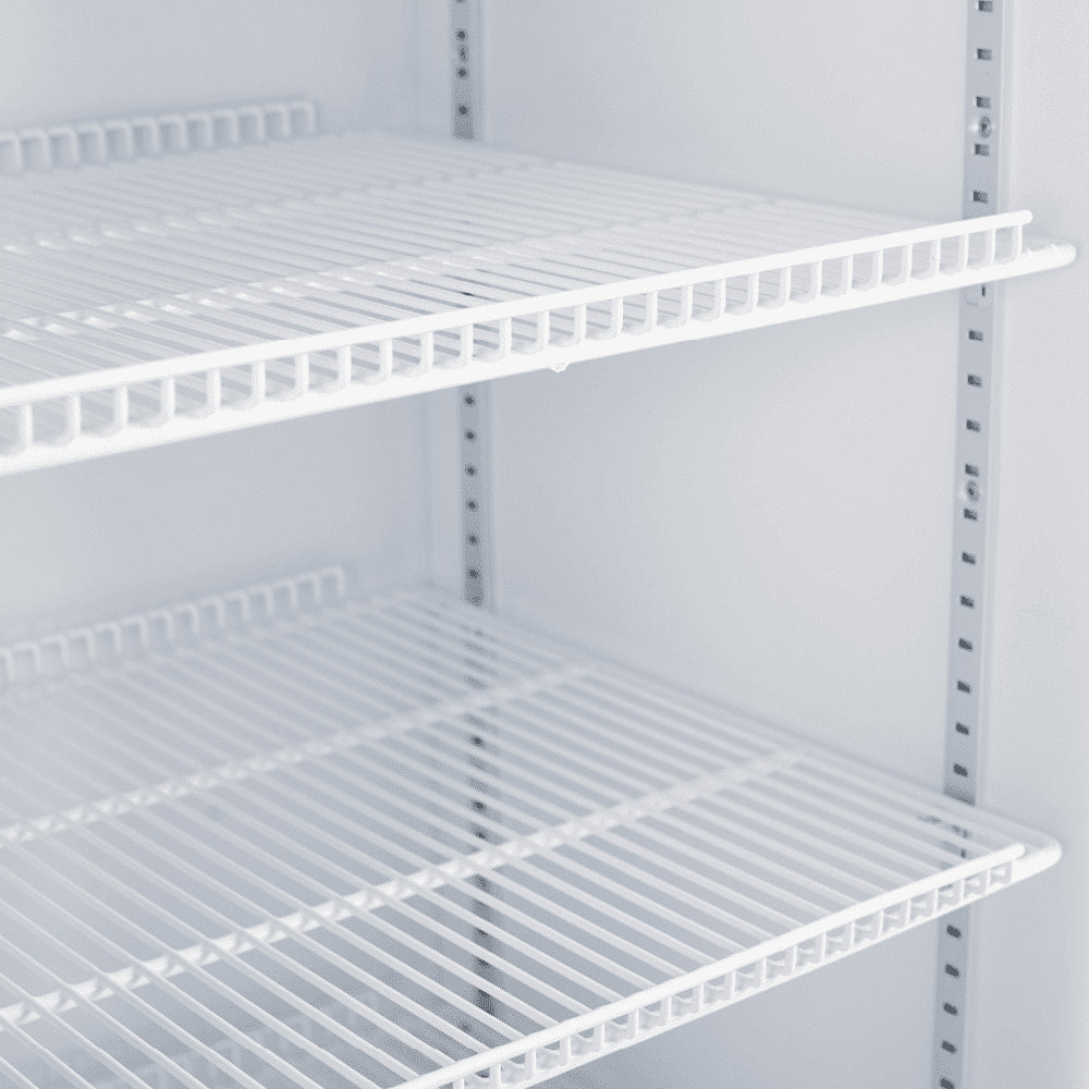 Bromic GM0900LWECO-NR – Upright Display Fridge - 885L - 2 Doors - Flat Glass - White