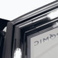 Bromic GM1100B-NR – Upright Display Fridge - 1126L - 2 Door - Flat Glass - Black