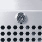 Bromic GM1100S-NR – Upright Display Fridge - 1126L - 2 Door - Flat Glass - Silver