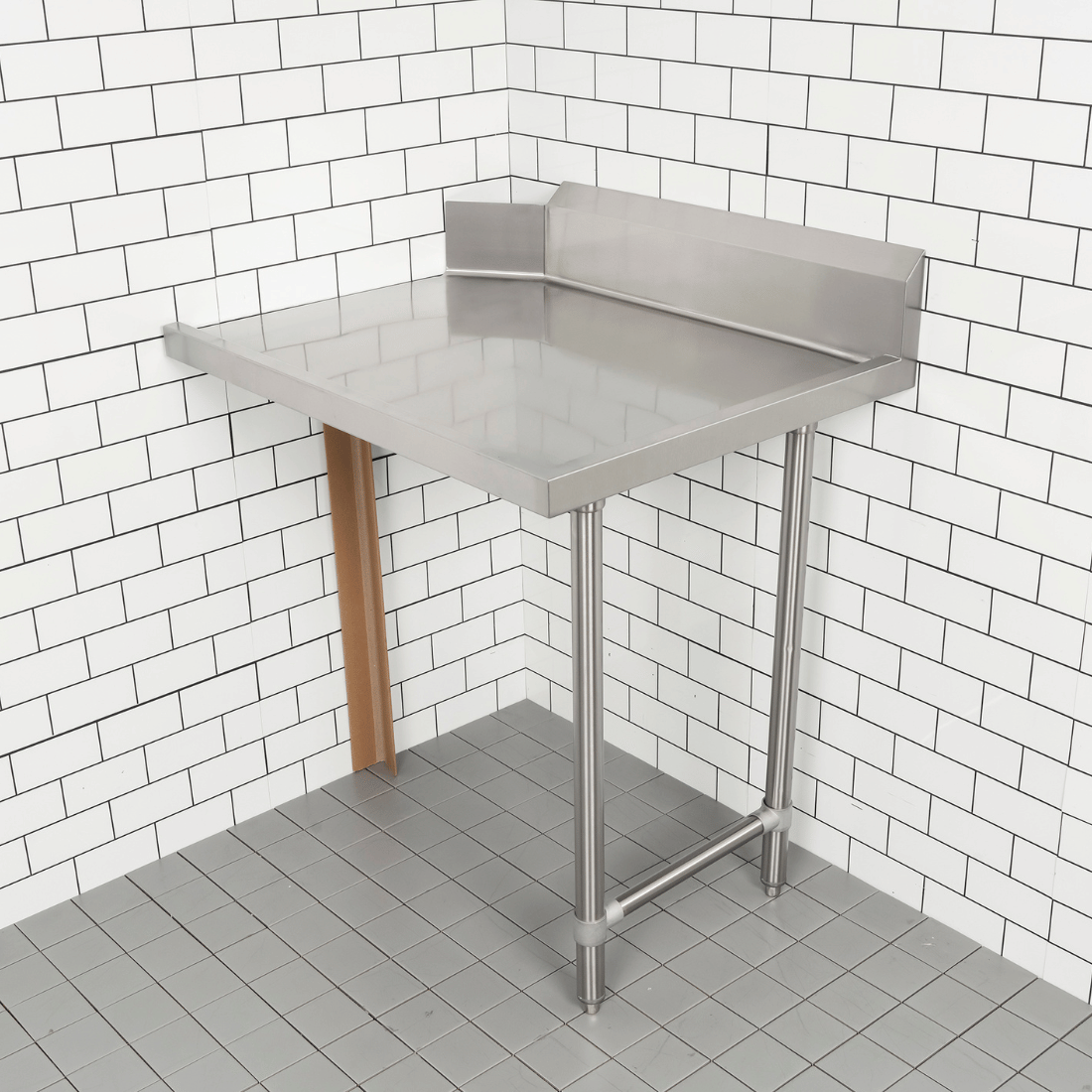 Modular System Clean Dish Table with Splashback CDT-600L