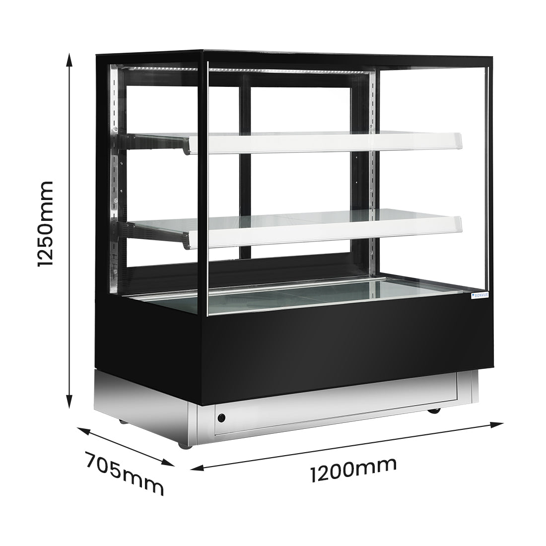 Bonvue Elite Cold Displays with 2 shelves – CL1200-2S