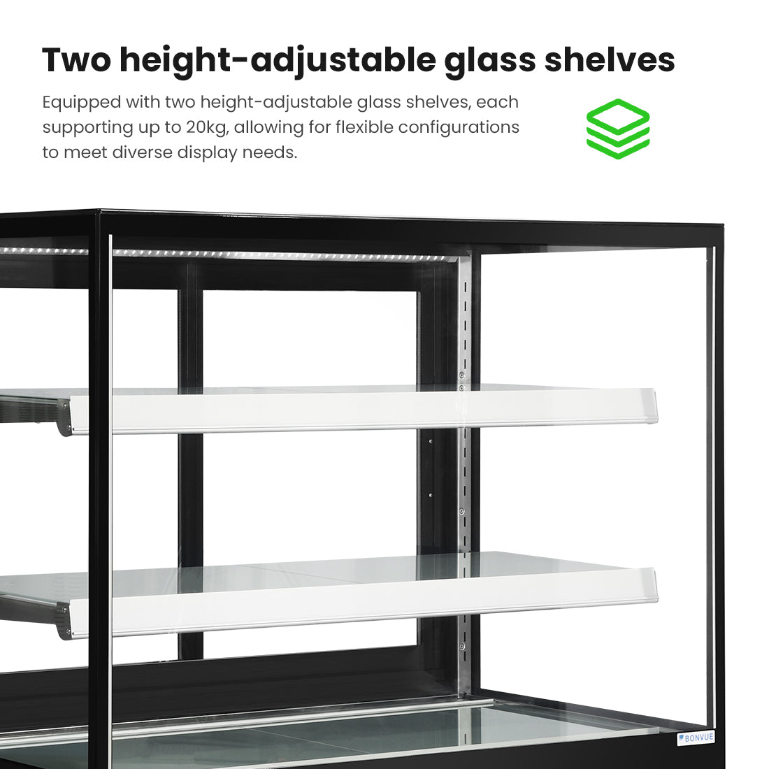 Bonvue Elite Cold Displays with 2 shelves – CL1200-2S