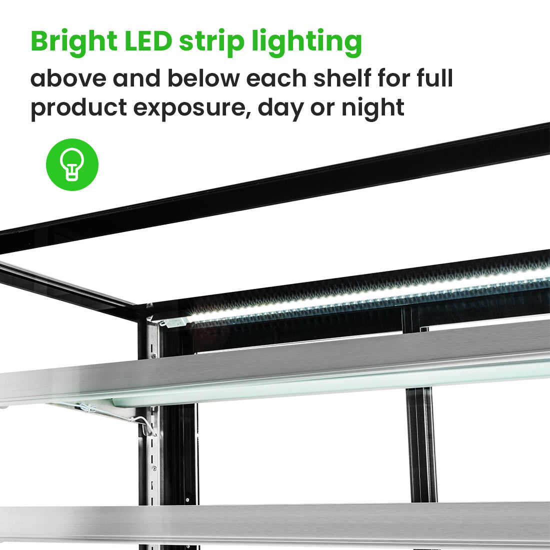 Bonvue Elite Cold Displays with 2 shelves – CL1200-2S