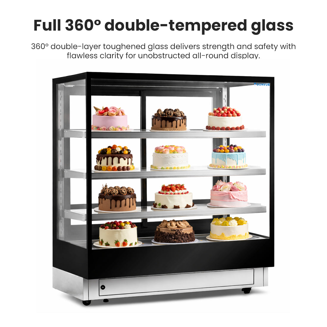 Bonvue Elite Cold Displays with 3 shelves – CL1200-3S