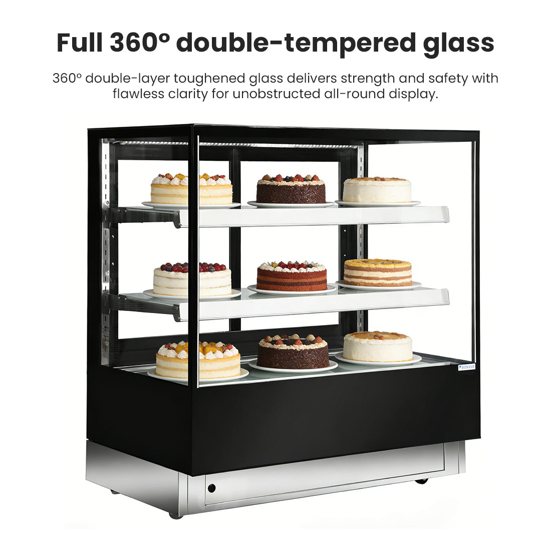 Bonvue Elite Cold Displays with 2 shelves – CL1200-2S
