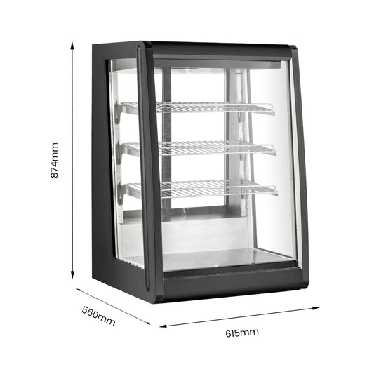 Bonvue Chilled Angled Counter-Top Food Display – CTA-146