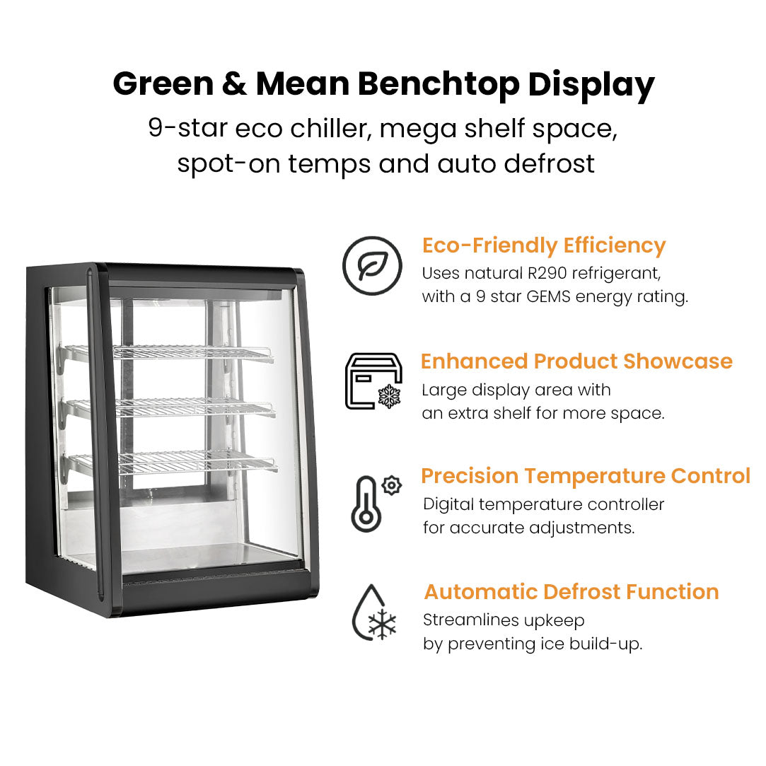 Bonvue Chilled Angled Counter-Top Food Display – CTA-146