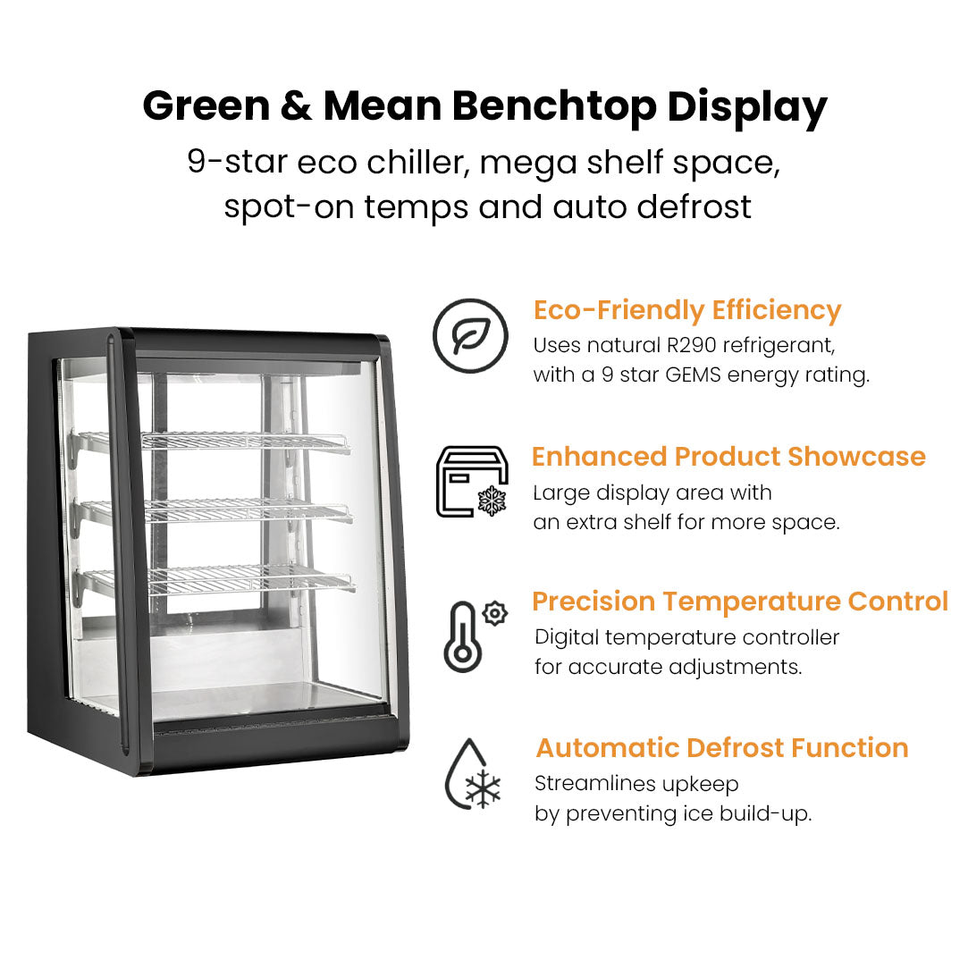 Bonvue Chilled Angled Counter-Top Food Display – CTA-246