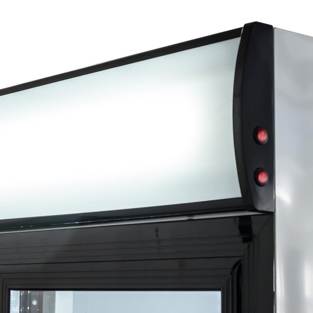 AG CU1000TNG-SD – 1000L Double Sliding Door Upright Display Fridge - Glass Door